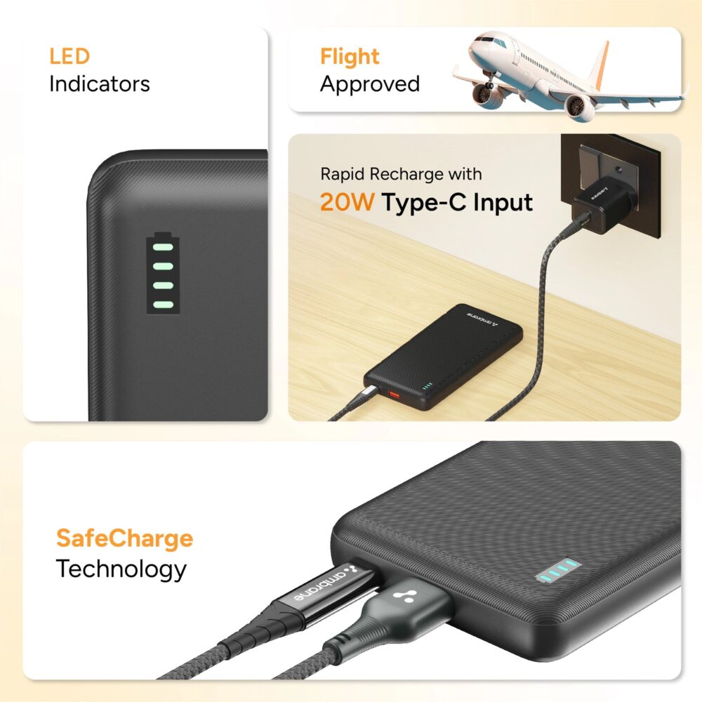 AMBRANE xtreme 10k Powerbank 25w 1 year garranty - Image 4