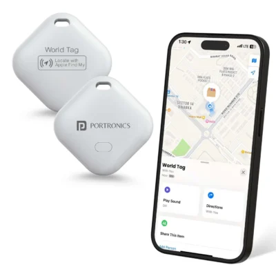 portronics WORLD tag