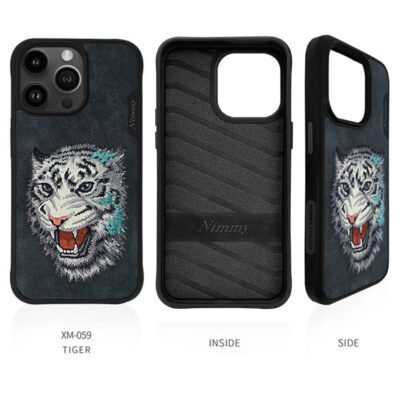 Tiger Embriodry 100%