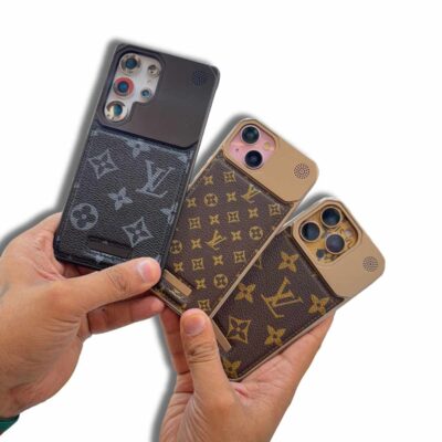 Lv texture half cut case - 15 pro