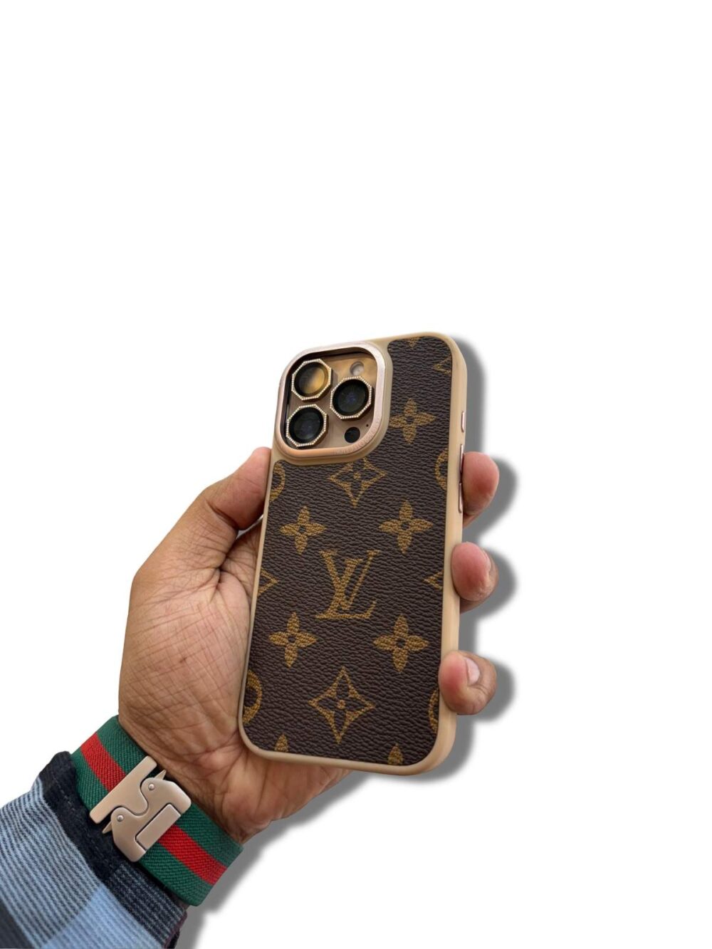 Lv texture metal switch Case