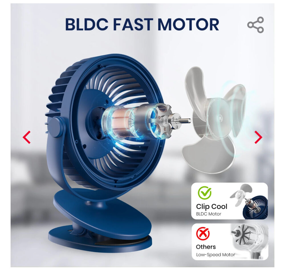 Portronics clipcool fan portable - 1 year replacement - Image 5