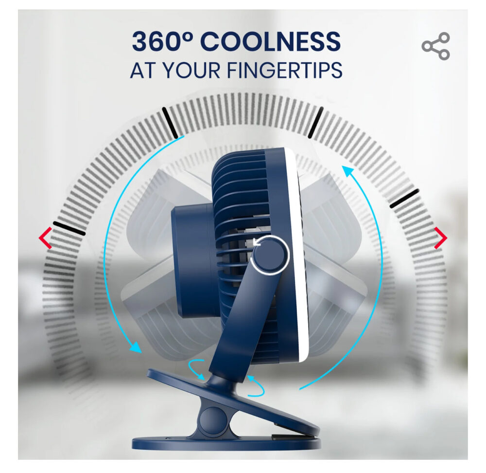 Portronics clipcool fan portable - 1 year replacement - Image 6
