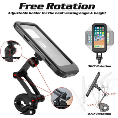 Waterproof bike holder movanchi