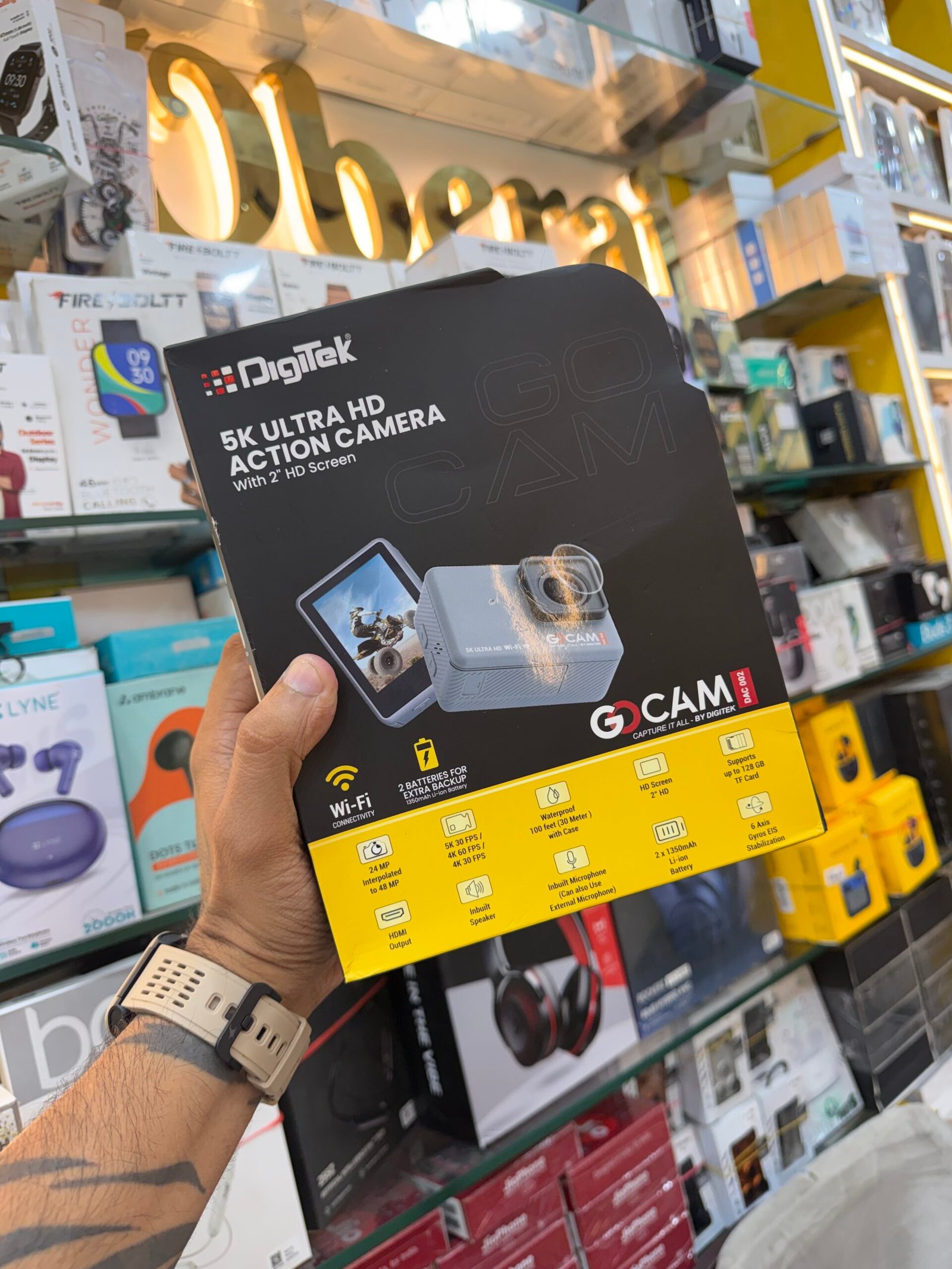 Digitek 5k action camera